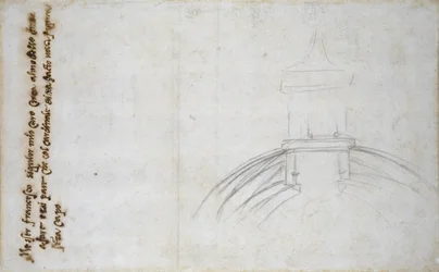 Studio della lanterna per San Pietro, 1557